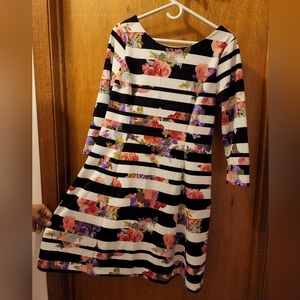 Flower Pattern Summer Dress